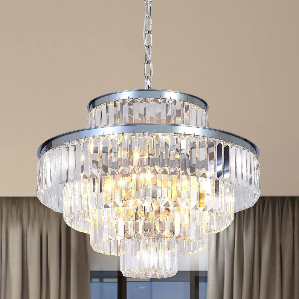 Crystal Chandelier, 39 Inch(28-Lights): image 3