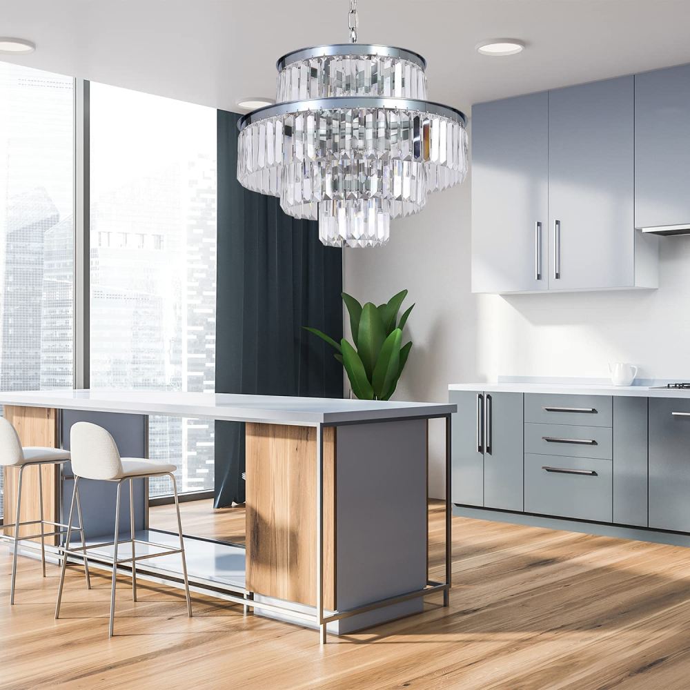 Crystal Chandelier, 39 Inch(28-Lights): image 6