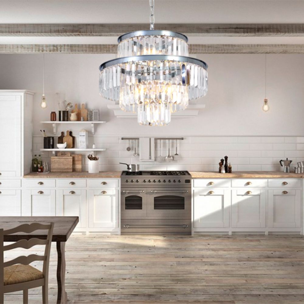 Crystal Chandelier, 39 Inch(28-Lights): image 7