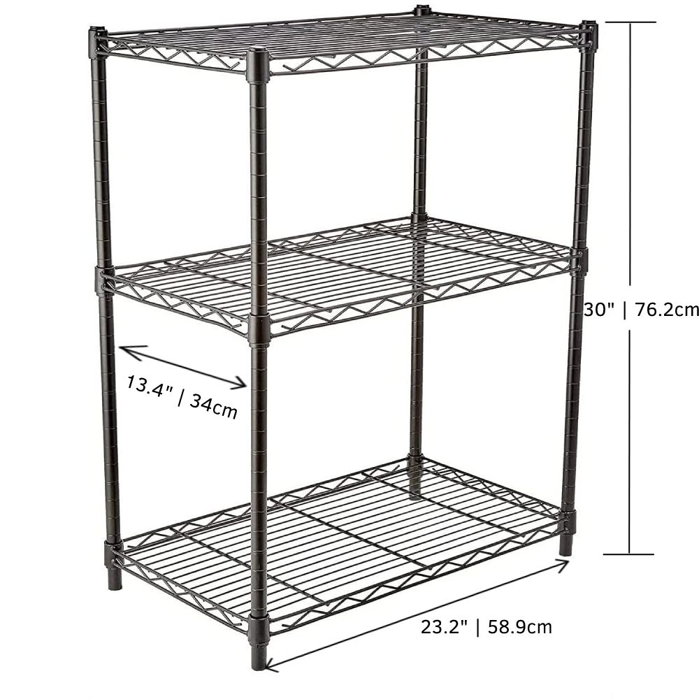 Heavy Duty Shelving Unit, 5-Shelf, Black: image 2