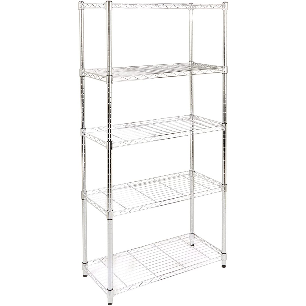 Heavy Duty Shelving Unit, 5-Shelf, Black: image 7